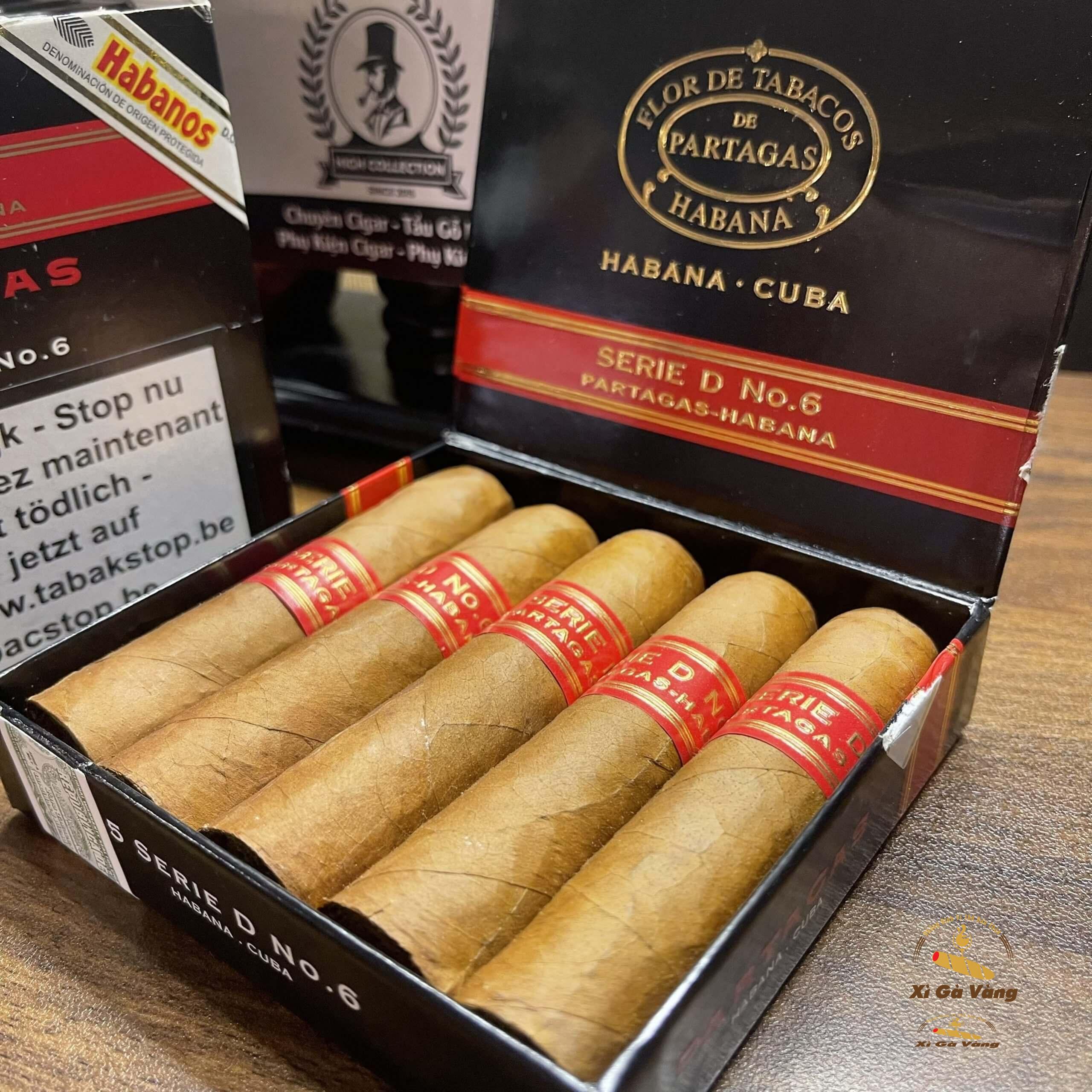 Partagas có vị nặng đậm chất cổ điển